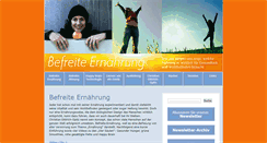 Desktop Screenshot of befreite-ernaehrung.de